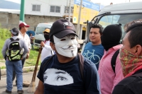 Viernes 1 de septiembre del 2017Chiapa de Corzo. El Bloqueo carretero entre Chiapa de Corzo y la capital de Chiapas del movimiento magisterial se lleva a cabo esta mañana dentro de la protesta nacional contra el informe del presidente EPN en su V informe