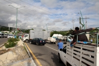 Viernes 1 de septiembre del 2017Chiapa de Corzo. El Bloqueo carretero entre Chiapa de Corzo y la capital de Chiapas del movimiento magisterial se lleva a cabo esta mañana dentro de la protesta nacional contra el informe del presidente EPN en su V informe