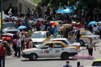Miércoles 18 de septiembre del 2013. Tuxtla Gutiérrez. Continúan las protestas magisteriales en la capital de Chiapas en donde esta mañana se realizan bloqueos en las entradas de la ciudad.