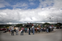 Miércoles 18 de septiembre del 2013. Tuxtla Gutiérrez. Continúan las protestas magisteriales en la capital de Chiapas en donde esta mañana se realizan bloqueos en las entradas de la ciudad.