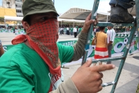 Martes 17 de junio del 2014. Tuxtla Gutiérrez. Aspectos del partido entre México y Brasil.