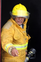 Julio del 2015. Tuxtla Gutiérrez. Los bomberos de la ciudad.