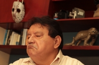 Martes 16 de julio del 2019. Tuxtla Gutiérrez. El Notario Público Horacio Culebro Borrayas en conferencia de prensa afirma que no pedirá disculpas al ex gobernador Sabines a pesar de la orden del Juzgado Cuarto de lo Civil Martes 16 de julio del 2019. Tuxtla Gutiérrez. El Notario Público Horacio Culebro Borrayas en conferencia de prensa afirma que no pedirá disculpas al ex gobernador Sabines a pesar de la orden del Juzgado Cuarto de lo Civil
