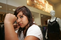 En un centro comercial previo a la función de box