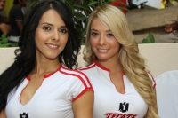 Jueves 19 de mayo. Las bellezas y los pugilistas se dieron cita esta mañana para hacer la presentación oficial de la contienda entre el Gusano tomas Rojas y Juan José Goofy Montes por el campeonato mundial mini-mosca del CMB que se realizara el fin de sem