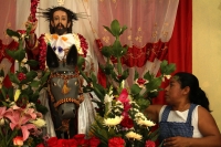 Domingo 14 de abril del 2019. Tuxtla Gutiérrez. El Señor del Burrito es el conjunto de imágenes que son veneradas dentro del fervor popular y religioso por las familias de la comunidad de Copoya durante el Domingo de Ramos
