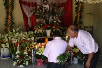 Domingo 14 de abril del 2019. Tuxtla Gutiérrez. El Señor del Burrito es el conjunto de imágenes que son veneradas dentro del fervor popular y religioso por las familias de la comunidad de Copoya durante el Domingo de Ramos