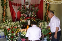 Domingo 14 de abril del 2019. Tuxtla Gutiérrez. El Señor del Burrito es el conjunto de imágenes que son veneradas dentro del fervor popular y religioso por las familias de la comunidad de Copoya durante el Domingo de Ramos