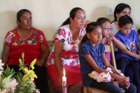 Domingo 14 de abril del 2019. Tuxtla Gutiérrez. El Señor del Burrito es el conjunto de imágenes que son veneradas dentro del fervor popular y religioso por las familias de la comunidad de Copoya durante el Domingo de Ramos