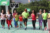 Viernes 1 de agosto del 2014. Tuxtla Gutiérrez. Deportistas muestran preocupación por el inicio de las obras de rehabilitación del Parque Deportivo Caña Hueca puesto que esta obra amenaza con afectar una de las últimas aéreas verdes de la capital de Chiap