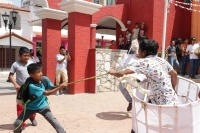20220727. Suchiapa. El recorrido de la danza del Caballito de Nambayuli en la fiesta de Santa Ana.