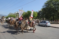 Lunes 12 de diciembre del 2016. Chiapa de Corzo. La cabalgata guadalupana en la Plaza de Armas