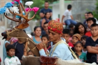 Domingo 11 de junio del 2017. Suchiapa. La Danza del Venado realiza sus preparativos en el barrio de San Francisco  para las celebraciones del Calalá que se realiza durante los días del Santísimo Sacramento o Corpus Christi en las comunidades de la depres