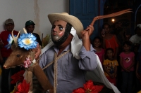 Miércoles 14 de agosto del 2017. Chiapa de Corzo. Los danzantes del Calalá en la ribera del rio Grande guardan la costumbre del visitar el Cerro del Tigre o Diliñumbure donde los habitantes relatan la historia del lugar encantado donde aparecía un pequeño