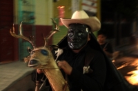 Miércoles 14 de agosto del 2017. Chiapa de Corzo. Los danzantes del Calalá en la ribera del rio Grande guardan la costumbre del visitar el Cerro del Tigre o Diliñumbure donde los habitantes relatan la historia del lugar encantado donde aparecía un pequeño