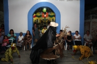 Miércoles 14 de agosto del 2017. Chiapa de Corzo. Los danzantes del Calalá en la ribera del rio Grande guardan la costumbre del visitar el Cerro del Tigre o Diliñumbure donde los habitantes relatan la historia del lugar encantado donde aparecía un pequeño