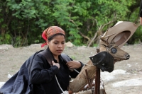 Miércoles 14 de agosto del 2017. Chiapa de Corzo. Los danzantes del Calalá en la ribera del rio Grande guardan la costumbre del visitar el Cerro del Tigre o Diliñumbure donde los habitantes relatan la historia del lugar encantado donde aparecía un pequeño