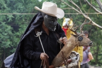 Miércoles 14 de agosto del 2017. Chiapa de Corzo. Los danzantes del Calalá en la ribera del rio Grande guardan la costumbre del visitar el Cerro del Tigre o Diliñumbure donde los habitantes relatan la historia del lugar encantado donde aparecía un pequeño