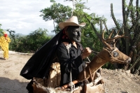 Miércoles 14 de agosto del 2017. Chiapa de Corzo. Los danzantes del Calalá en la ribera del rio Grande guardan la costumbre del visitar el Cerro del Tigre o Diliñumbure donde los habitantes relatan la historia del lugar encantado donde aparecía un pequeño