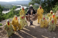 Miércoles 14 de agosto del 2017. Chiapa de Corzo. Los danzantes del Calalá en la ribera del rio Grande guardan la costumbre del visitar el Cerro del Tigre o Diliñumbure donde los habitantes relatan la historia del lugar encantado donde aparecía un pequeño