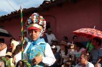 Domingo 16 de junio del 2019. Suchiapa. Los diferentes grupos de danzantes que conforman el Baile del Calalá se preparan  para participar durante las celebraciones patronales del Corpus