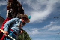 Domingo 16 de junio del 2019. Suchiapa. Los diferentes grupos de danzantes que conforman el Baile del Calalá se preparan  para participar durante las celebraciones patronales del Corpus