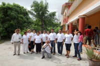 Viernes 8 de noviembre del 2013. Chiapa de Corzo. Pobladores de la Ribera Cahuare se manifiestan esta mañana para anunciar las medidas de protesta que realizaran en las siguientes semanas para exigir la intervención estatal para controlar la contaminación