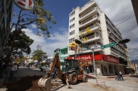 Jueves 5 de enero 2012. Obras de remodelación en la Avenida Central. Jueves 5 de enero 2012. Obras de remodelación en la Avenida Central.