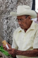 Especial / El Calor / 14 fotos / Un vehiculo descompuesto detiene el trafico en la avenida central, el calor es intenso mientras que un policía intenta auxiliar al conductor; la gente compra helados y aguas frescas mientras transcurre el tiempo. Los niños