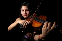 Miércoles 16 de octubre del 2013. Tuxtla Gutiérrez. Los miembros de la Camerata y Banda Sinfónica de la Unicach durante el concierto inaugural del Festival Internacional de Música Paax Fest Chiapas 2013.
