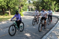 Domingo 2 de agosto del 2020. Tuxtla Gutiérrez. Los primeros deportistas llegan al parque Recreativo Caña Hueca en el primer día de actividades durante la pandemia del #Covid, esta mañana en capital del estado de #Chiapas