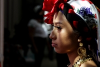 20210202. Tuxtla G. Los costumbristas de la comunidad Zoque se cubren con #cubrebocas y con las medidas de precaución por la #Pandemia del #Covid, realizan los rituales patronales de la comunidad de #Copoya