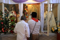 Sábado 2 de febrero del 2018. Tuxtla Gutiérrez. Los bailes de la Virgen de Candelaria son realizados este medio día por los miembros de la comunidad Zoque en la Parroquia de Copoya