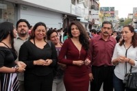 Lunes 28 de enero del 2018. Tuxtla Gutiérrez. Los aspirantes a los cargos de representación popular se inscriben este medio dí­a en las instalaciones del Partido Morena