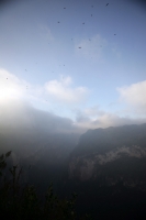 30 años caminando en el Cañón  René Araujo.  Martes 7 de diciembre, Cañón del Sumidero. Don José Alfredo Muñoz camina todos los días por las veredas que se internan entre los miradores del Cañón del Sumidero, recordando entre los paisajes que observan la 