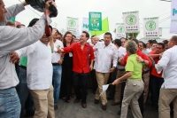 Domingo 20 de mayo del 2012. Tuxtla Gutiérrez, Chiapas. Manuel el Güero Velasco Coello durante su registro como candidato para la gubernatura de Chiapas.