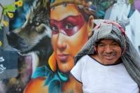 Sábado 25 de febrero del 2017. Tuxtla Gutiérrez. Los danzantes de la comunidad de la etnia Zoque recorren las calles de la capital de Chiapas donde bailan la Danza de la Pluma de la Guacamaya o Carnaval