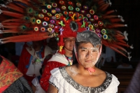 Sábado 25 de febrero del 2017. Tuxtla Gutiérrez. Los danzantes de la comunidad de la etnia Zoque recorren las calles de la capital de Chiapas donde bailan la Danza de la Pluma de la Guacamaya o Carnaval