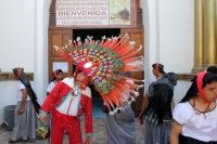 Sábado 25 de febrero del 2017. Tuxtla Gutiérrez. Los danzantes de la comunidad de la etnia Zoque recorren las calles de la capital de Chiapas donde bailan la Danza de la Pluma de la Guacamaya o Carnaval