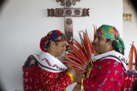 Sábado 2 de marzo del 2019. Tuxtla Gutiérrez. Los danzantes tradicionales de la Comunidad Zoque realizan el recorrido ritual los diferentes bailes correspondientes al Carnaval en el lado poniente norte de la ciudad.