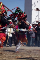 Domingo 15 de febrero del 2015. San Miguel Huixtan. Aspecto de la representación del carnaval chamula este medio día en la comunidad huixtan en la zona altos de Chiapas.