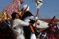 Domingo 15 de febrero del 2015. San Miguel Huixtan. Aspecto de la representación del carnaval chamula este medio día en la comunidad huixtan en la zona altos de Chiapas.