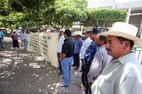 Viernes 7 de agosto del 2015. Tuxtla Gutiérrez. Desplazados de Venustiano Carranza exigen a las autoridades estatales el cumplimiento de las minutas de trabajo sostenidas para el cumplimiento de las indemnizaciones de las familias afectadas por los hechos