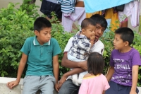 Lunes 24 de junio del 2013. Tuxtla Gutiérrez. El parque central se encuentra convertido en un verdadero campo de refugiados para los desplazados por la violencia entre campesinos indígenas pertenecientes a la Casa del Pueblo.