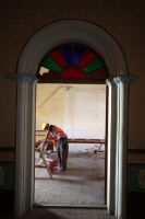 Lunes 6 de octubre del 2014. Comitan de Domínguez. Aspecto de las obras de rehabilitación y rescate de las Casas-Museo de esta ciudad.