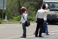 Sábado 16 de julio de 016. Tuxtla Gutiérrez. El movimiento magisterial durante la manifestación en la caseta de cobro de la autopista Tuxtla Gutiérrez-San Cristóbal de las Casas.