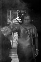 Sábado 8 de julio del 2017. Tuxtla Gutiérrez. Celebración zoque de las Chavelitas. La casa de doña Magnolia en Plan de Ayala recibe alrededor de su altar a la comunidad zoque quienes realizan los rituales propios de las imágenes de  Santa Isabel de Hungrí