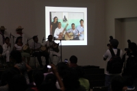 Miércoles 30 de octubre del 2013. Tuxtla Gutiérrez. Aspectos de la presentación del material fonográfico Que Viva el Mequé, que recopila la música tradicional Zoque de la Mayordomía del Rosario de Tuxtla.