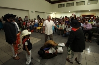 Miércoles 30 de octubre del 2013. Tuxtla Gutiérrez. Aspectos de la presentación del material fonográfico Que Viva el Mequé, que recopila la música tradicional Zoque de la Mayordomía del Rosario de Tuxtla.