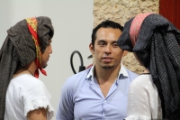 Miércoles 30 de octubre del 2013. Tuxtla Gutiérrez. Aspectos de la presentación del material fonográfico Que Viva el Mequé, que recopila la música tradicional Zoque de la Mayordomía del Rosario de Tuxtla.
